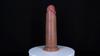 Realistic Peel-Off Skin Dildo, Soft Reusable Manual Silicone Toy, Large Lifelike Design with Strong Suction Cup & Adjustable Swing Direction