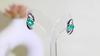Fashion Trend Green Agate Natural Gemstone Earrings  Black Zircon  for Women's 925 Sterling Silver Fine Jewelry