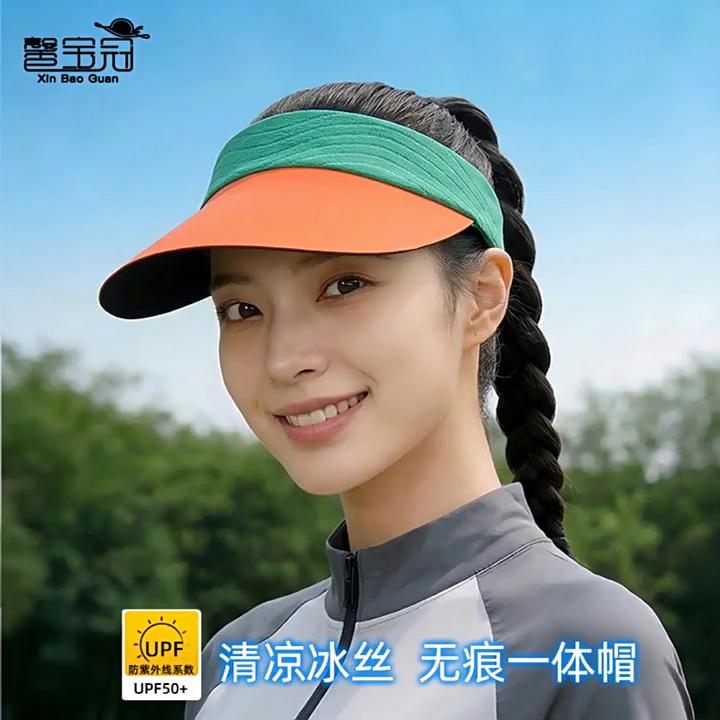 Ice Silk Sun Hat With Wide Brim For Outdoor Sun Protection And Uv Blockage For Women