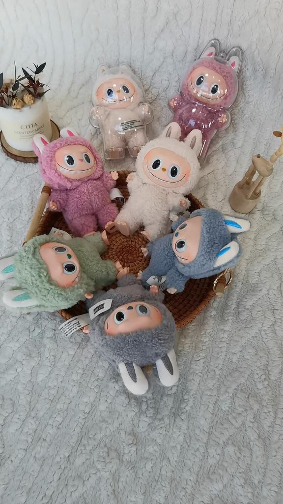 2025 New LABUBU THE MONSTERS Sitting Party Vinyl Plush Blind Box Toy Surprise Gift for Collectors and Kids