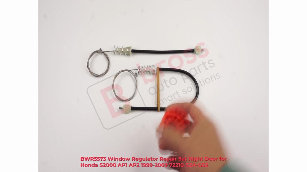 BWR5573 Window Regulator Repair Set Right Door for Honda S2000 AP1 AP2 1999-2009 72210-S2A-G02