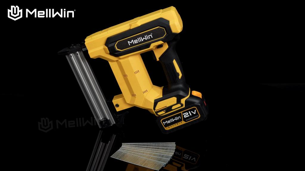 MELLWIN Cordless Electric Nail Gun 2 Mode Wireless Stapler Woodworking Framing Staple Gun Tools F30 For Makita 18V Battery Pin