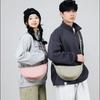 Lightweight Shoulder Bag Soid Color Unisex Chest Bag Commuter Bag