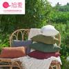 Super Soft Chenille Cushion Cover Modern Minimalist Style Plush Throw Pillow Case Variety Of Colors