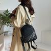 Women's Hand Shoulder Bag PU Large Capacity Commuter Backpack