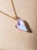 Heart Shape Pendant Necklace for Women Golden Stainless Steel Clavicle Chain Wedding Party Daily Wear Jewelry Accessories