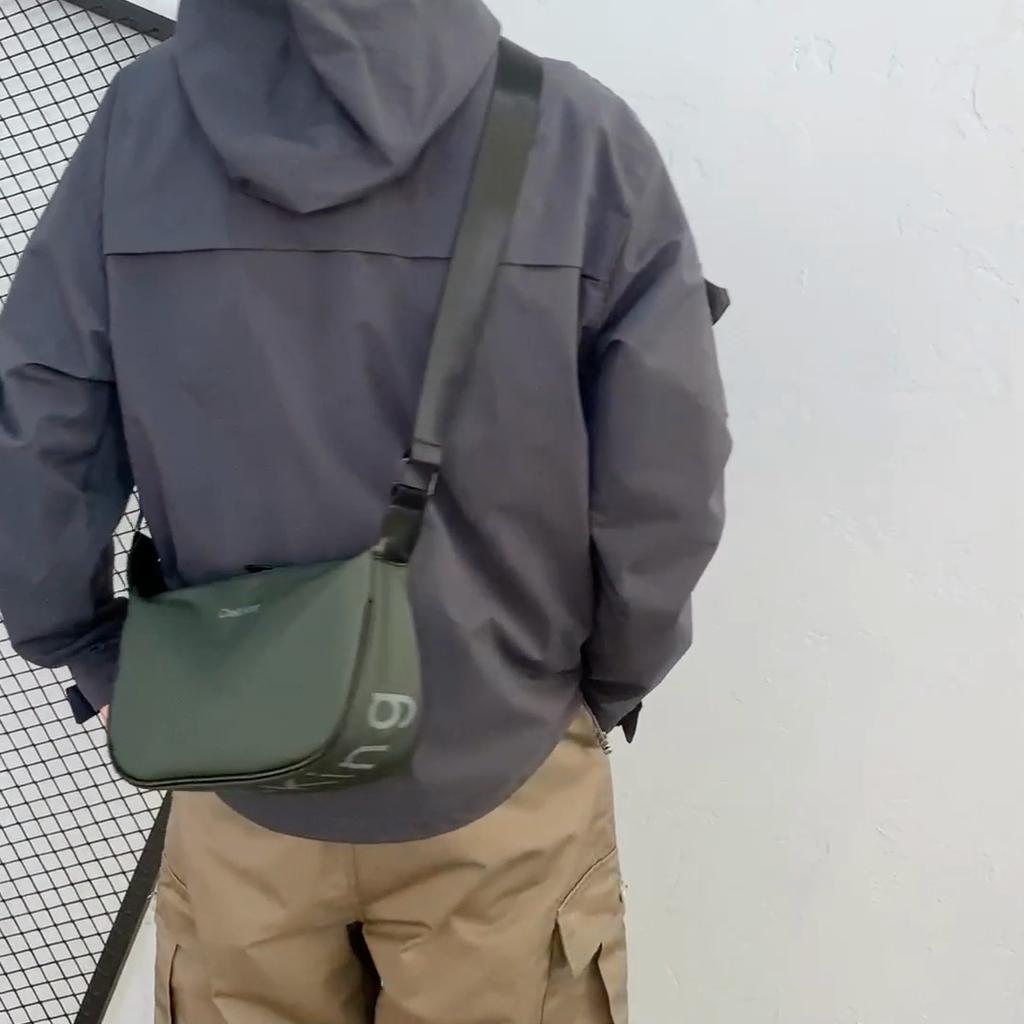 Crossbody-veske for menn Stor skulderveske