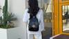 Backpack Multi-function Colorblock Women's Small Backpack With Lock