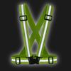 1PCS Reflective Running Vest, Elastic Adjustable Reflective Vest Gear High Vis Running Vest  for Night Cycling,Hiking, Jogging,Dog Walking