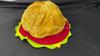 Women Hamburger Hat Adults Cute Funny Realistic Cozy Stretchy Costume Accessories Soft Men Fast Food Cap for Gift Male