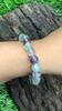 8mm Natural Multi Fluorite Gemstone Handcrafted Beads Jewelry Unisex Good-Luck Stretch Bracelet 7.5" For Birthday Gift RBB-31