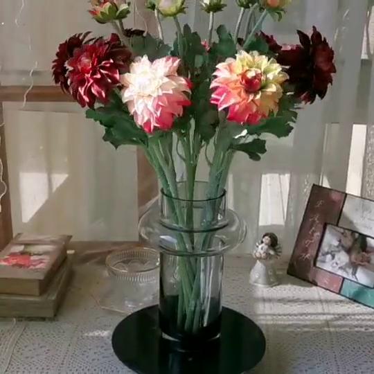 Artificial Flower High Quality Dahlia Flower Artificial Real Touch Dahlias For Wedding Home Decoration