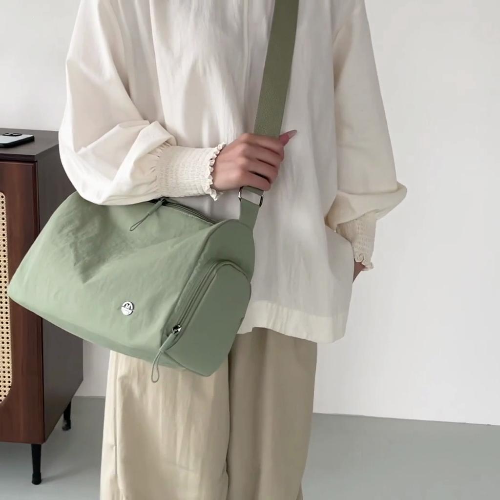 Women's Shoulder Bag Large Capacity Messenger Bag Solid Color Crossbody Bag