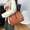 Tote Bag Women's Large Capacity Crossbody Bag Soft Leather Shoulder Bag Underarm Bag