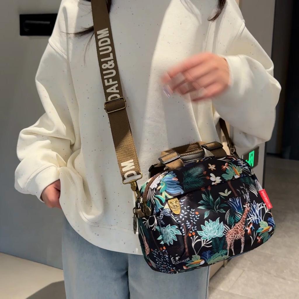 Shopper Printing Small Shoulder Bag 2025 Summer Women'S Crossbody Messenger Bag Ladies Leisure Versatile Tote Bag