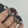 Red Garnet Gemstone Pendant 925 Sterling Silver- Handmade Design, Everyday Wear Jewelry, Unique Red Garnet Pendant Mother's Day Gifts