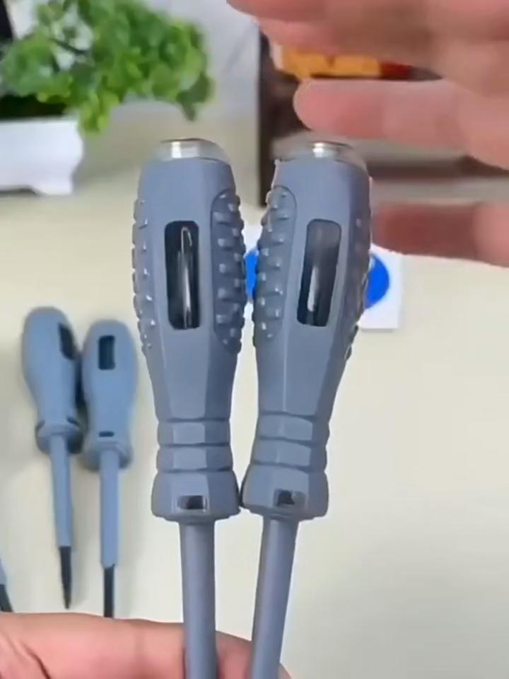 2pcs Word/Cross Electrician Screwdriver 12-220V Voltage Tester Pen AC/DC Induction Insulated Electricians Screwdriver Hand Tools