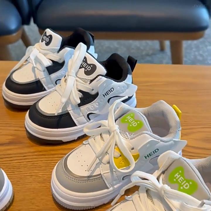 New Autumn Solid Wear-resistant Soft Sole Versatile Casual Sports Shoes for Boys and Girls
