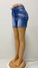 Summer High-waisted Belted Denim Shorts Women's Sexy A Word Package Hip Slim Thin Shorts