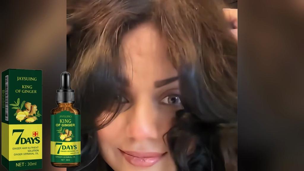 Ginger Care Hair Spray Hair Growth Essence Nourish Hair Roots Massag Scalp Repair Hair Quality Control Oil  Strengthen Hair Roots Hair Care Solution