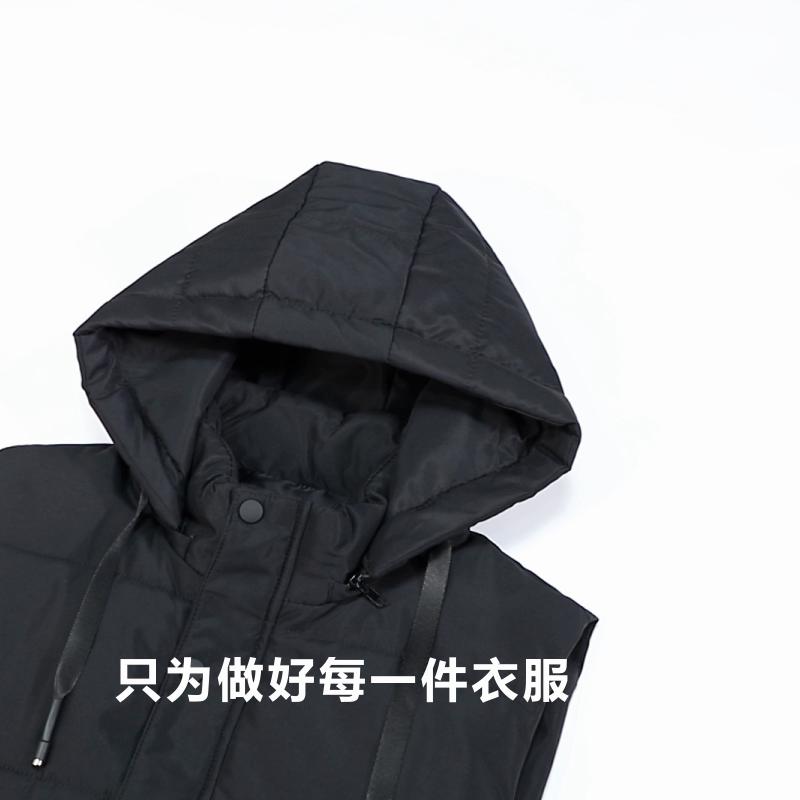 Plus Size L-8XL Fashion Men's Winter Sleeveles Jackets Hooded Casual Thick Warm Vests Men Outerwears
