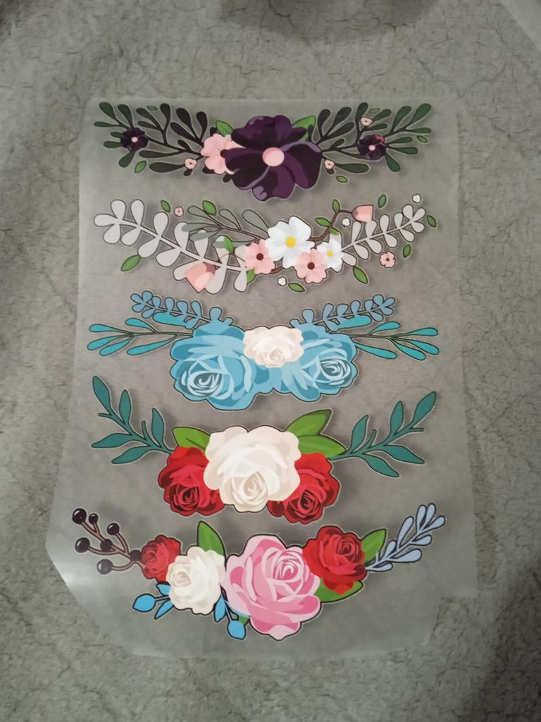 Toppe Termoadesive Fiori 14x8 Cm – Applique Ricamate Da Stirare O Cucire – Ideali Per Jeans, Giacche E Borse - 2