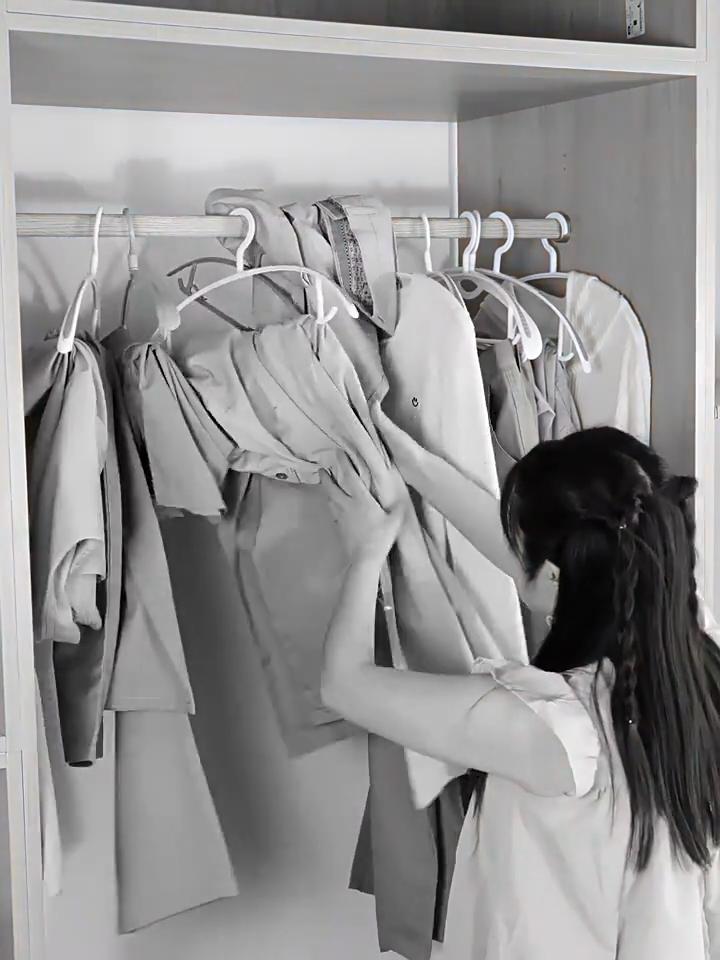 Umerase Magice Pliabile 5/9 straturi Oțel Inoxidabil Economisire Spațiu Organizator Raft Haine Pentru Dulap Pantaloni Blugi Eșarfă