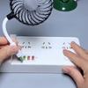 Portable USB Small Fan Creative Office Summer Cooling Fan  Adjustable Mini Fan Brushless Mute Fan Laptop for Home Dorm Outdoor Notebook Computer