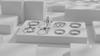 Oxidised Plated Combo of 9 Rings For Women