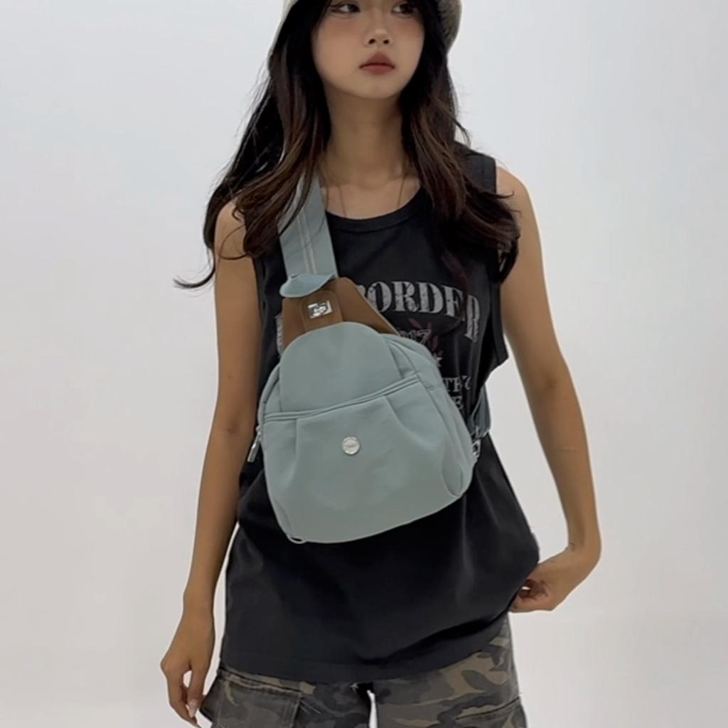 Women's Multi-functional Backpack Mini Shoulder Crossbody Bag Riding Chest Bag