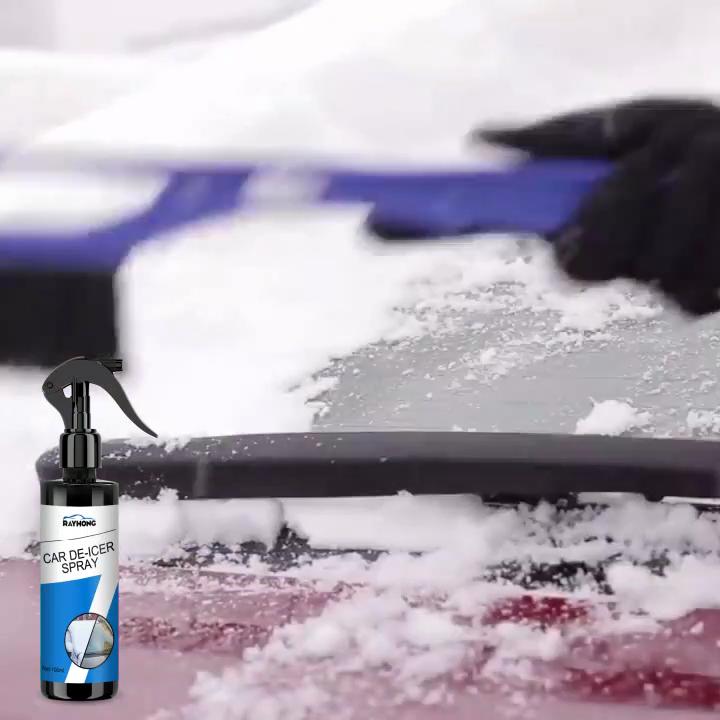RAYHONG Car Snow Removal Spray Car Windshield Window Quick Defrost Snow Melt Ice Spray Magic