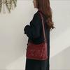 Retro PU Bag  Large-capacity Middle-aged Mother Bag Lightweight Leisure Messenger Bag