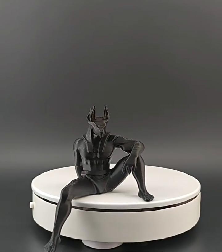 Ancient Egyptian Mythology Decor High Printed Statue Anubis Decor 3D Collectible Home Detail Durable God Statue Jackal Sculpture