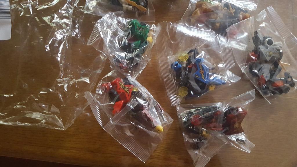 8PCS Set Minifigures Ninja Mini Figures Fits LEGO 8Stk ninjago moto Ensemble