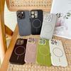 Luxury for Magsafe Wireless Charge Phone Case For iPhone 16 15 14 Pro 13 12 Pro Max Lens Protection Bumper Magnetic Back Cover