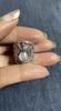 Natürlicher Mondstein-Ring, handgefertigter Ring, 925 Sterling Silber, Geburtsstein-Schmuck, Statement-Ring