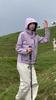 Women Men Waterproof Jacket Rain Coat Windbreaker Hooded for Outdoor Hiking Climbing Traveling