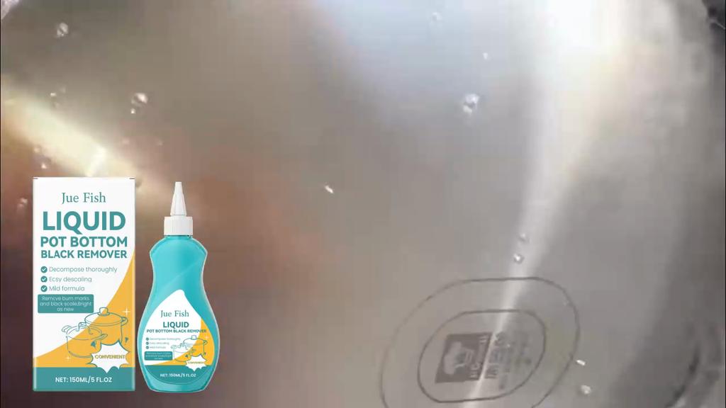 Pot and pan cleaner Pot and pan bottom grease cleaner degreasing and descaling cleaning and polishing anti-rust cleaning solution