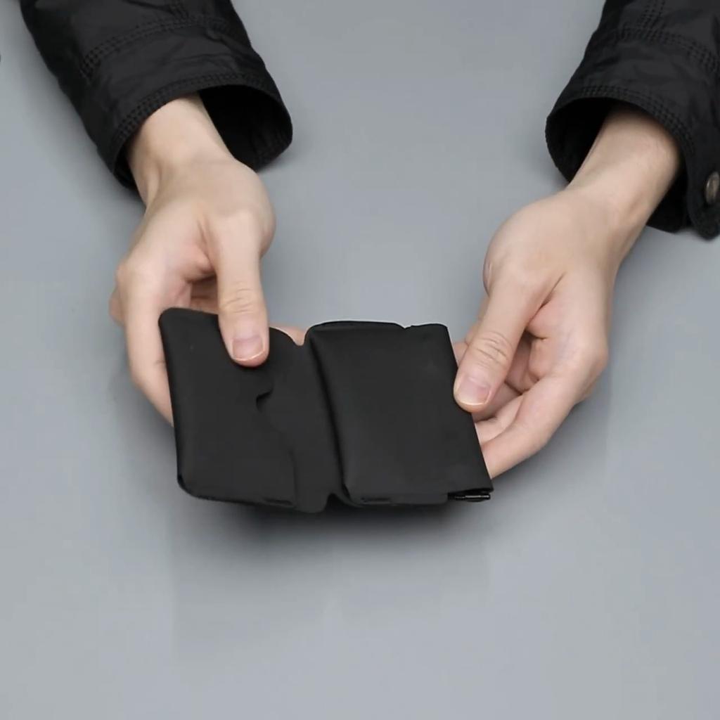 New Mini Card Bag Folding Wallet Portable Magnetic Change Bag Business Card Holder Simple Business Bank Card Bag