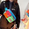 Color-Block Chest Bag for Men & Women – Trendy Multi-Pocket Waist Pack with Adjustable Strap – Perfect for Streetwear, Travel & Daily Use