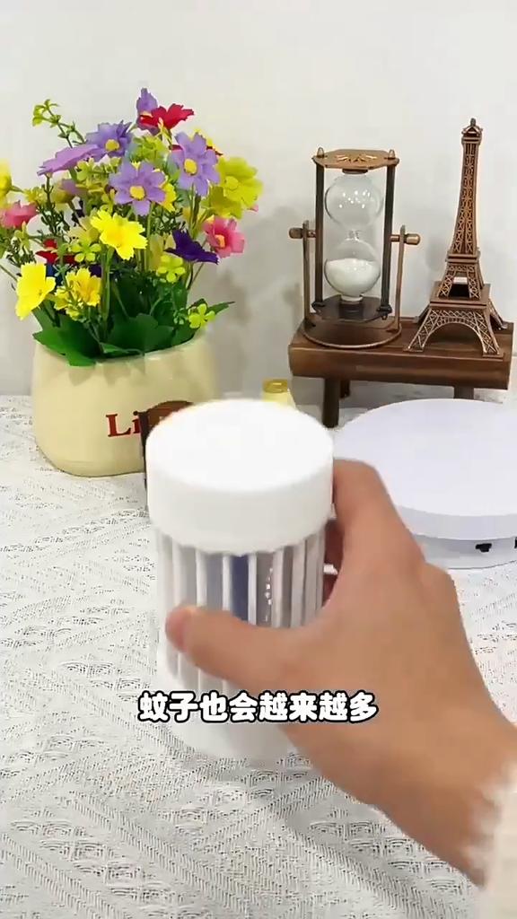 USB Rechargeable Electric Mosquito Killer Lamp, Portable Wall-mounted Bug Zapper for Home Dorm Outdoor