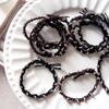 4Pcs High Elasticity Durable Rhinestone Headband Hair Ring Head Rope Fashion Headwear For Girl Rubber Band Hair Accessories