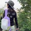 Contrast Color Backpack Lightweight Student Schoolbag Outdoor Travel Waterproof Backpack