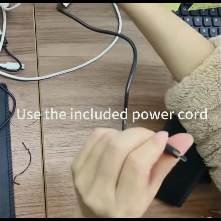 Wrist Heating Pad 3 Heat Level Heated Wrist Massager Hot Therapy for Carpal Tunnel Relief Tendonitis Wrist Support Pad for Home Office