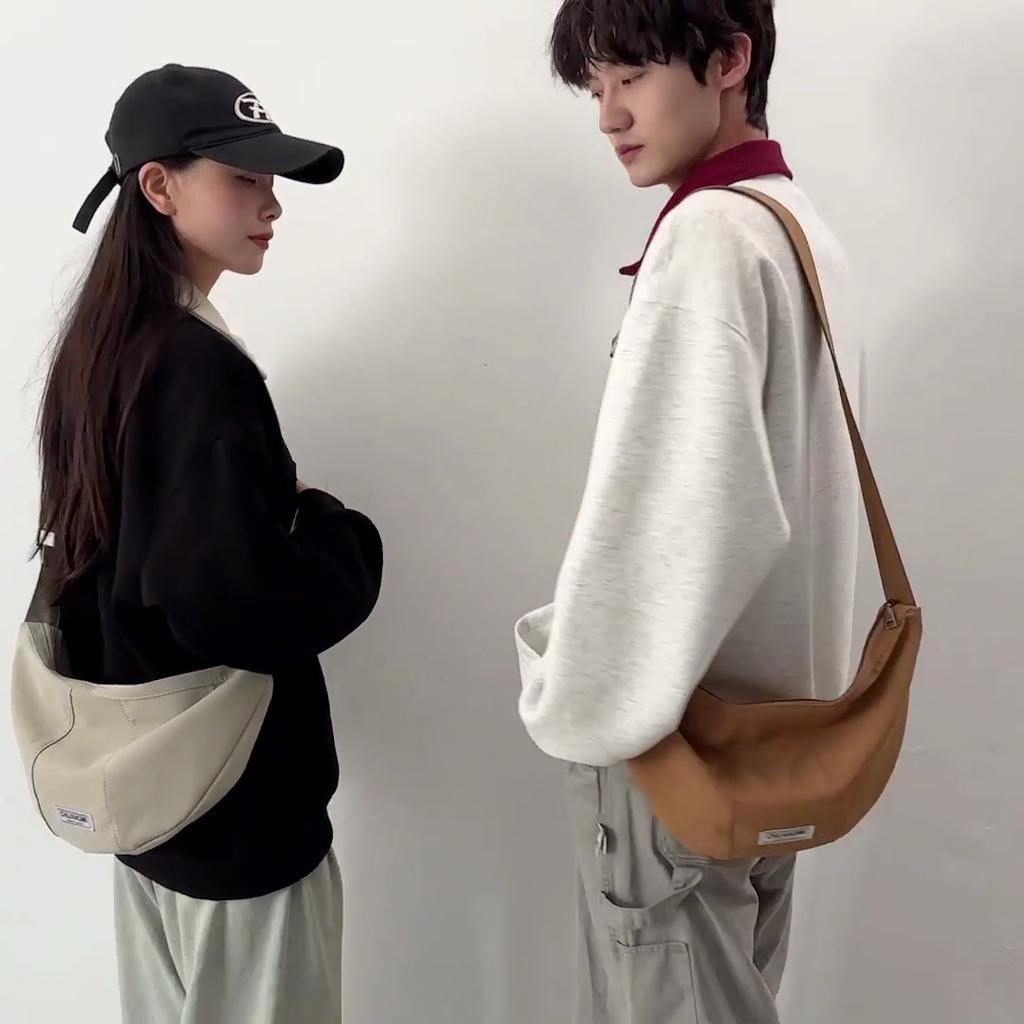 Large Capacity Bag Women's Shoulder Crossbody Bag Men Commuter Hobo Bag