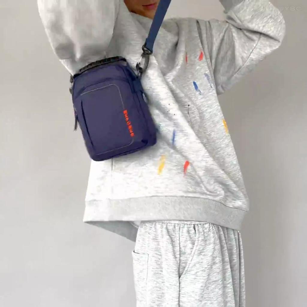 Männliche kleine Umhängetasche, Herren-Sling-Umhängetasche, wasserabweisend, für Telefon, Tablet, Business, Büro, Schule