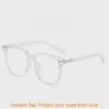 Retro Hexagon Blue Light Blocking Glasses Frame With Resin Lenses For Stylish Office Wear