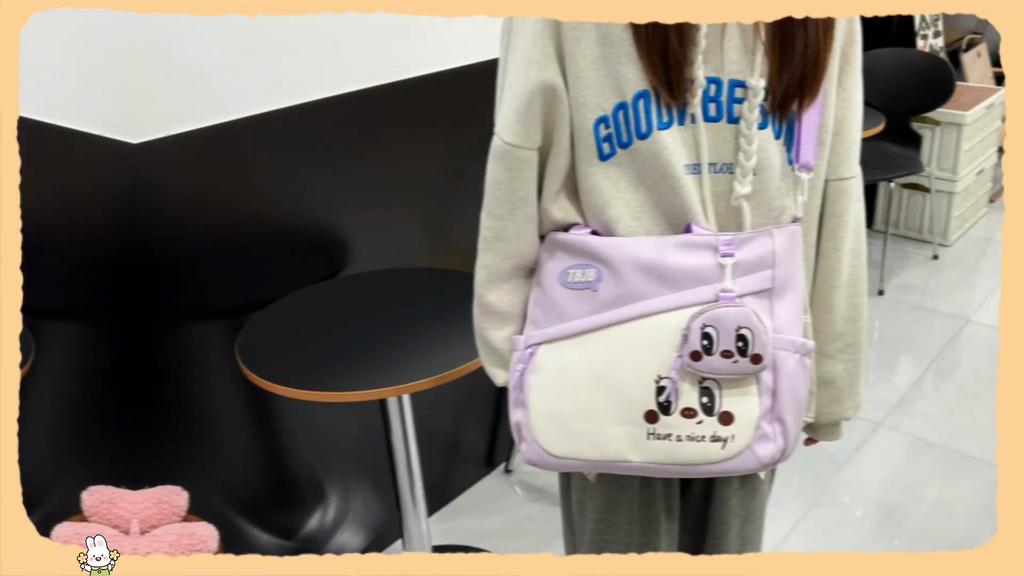Tote Bag Women's Shoulder Bag Large Capacity Crossbody Bag Student Class Bag