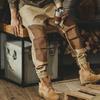 New Autumn/Winter Fashion Brand American Retro Panel Contrast Color Tie Leggings Loose and Versatile Handsome Casual Men's Pants