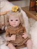KEIUMI 18 Inch Reborn Baby Doll Full Silicone Vinyl Realistic Skin Like Newborn Girl Toy Children Birthday Gift